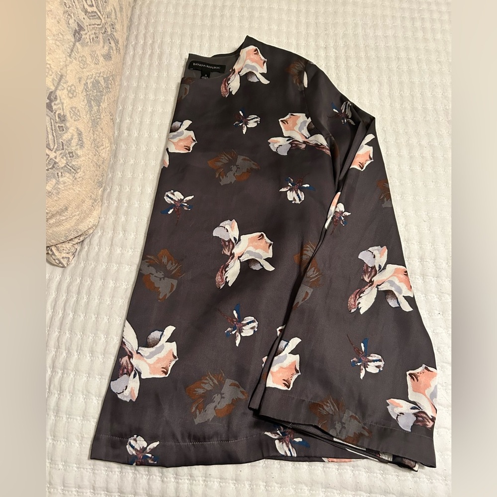 Banana Republic Silk Floral Blouse